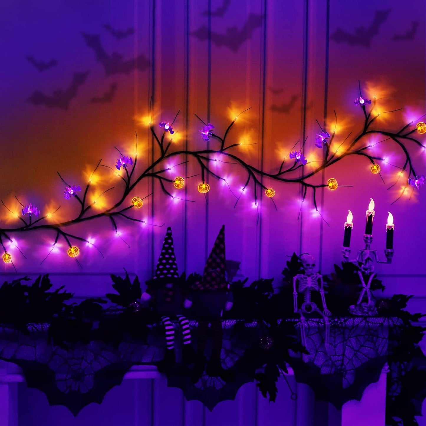 Spooky Glow Lights🎃: Halloween Edition 🕸️