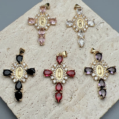 Guadalupe Cross Pendants - Love and faith together 📿🥰