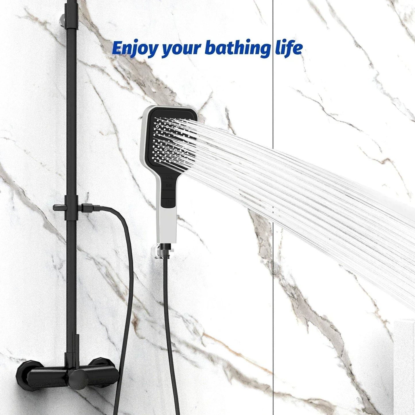 (🔥50% OFF) 7-speed Oversized Panel Pressurized Shower Head