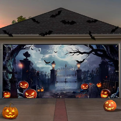 Garage Door Cover - Halloween Collection 🔥🎃